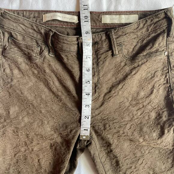 Pilcro and the Letterpress Serif Textured Pants Size 28 - Picture 9 of 10